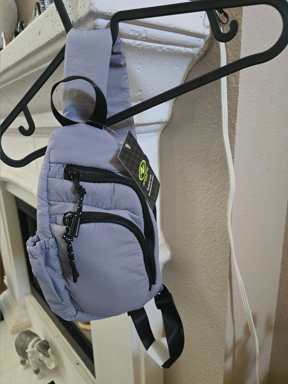 Athletic Works Women's Crossbody Sling Bag, Soft Indigo